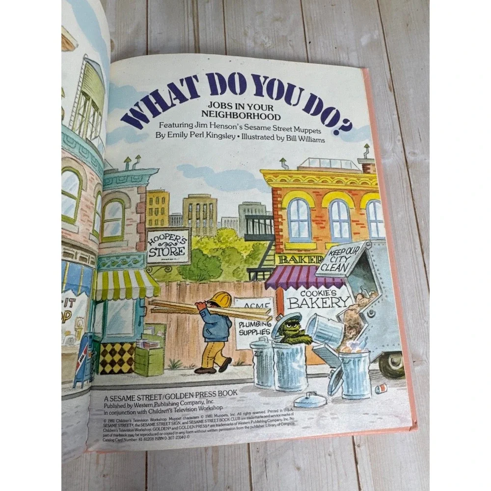 Vintage Sesame Street Book Club Lot 8 Big Bird Farm Pet Zoo‎ Learning 1980s